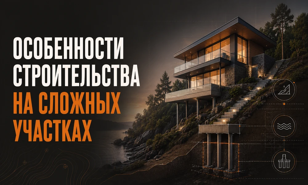 Особенности строительства на сложных участках