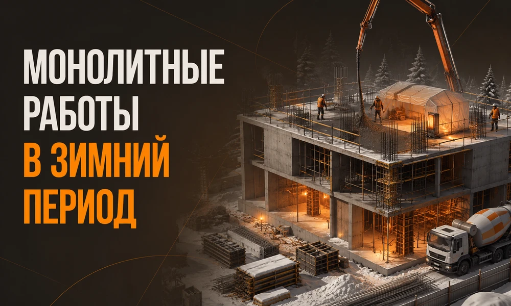 Монолитные работы в зимний период