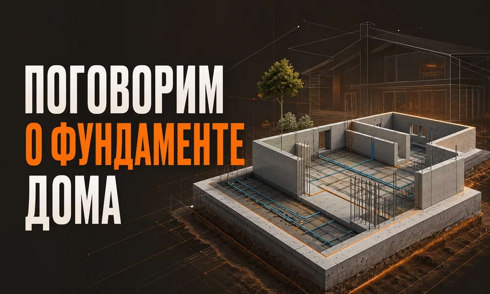 Поговорим о фундаменте дома