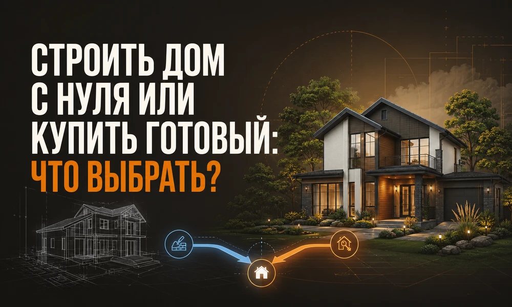Строить дом с нуля или купить готовый: что выбрать?
