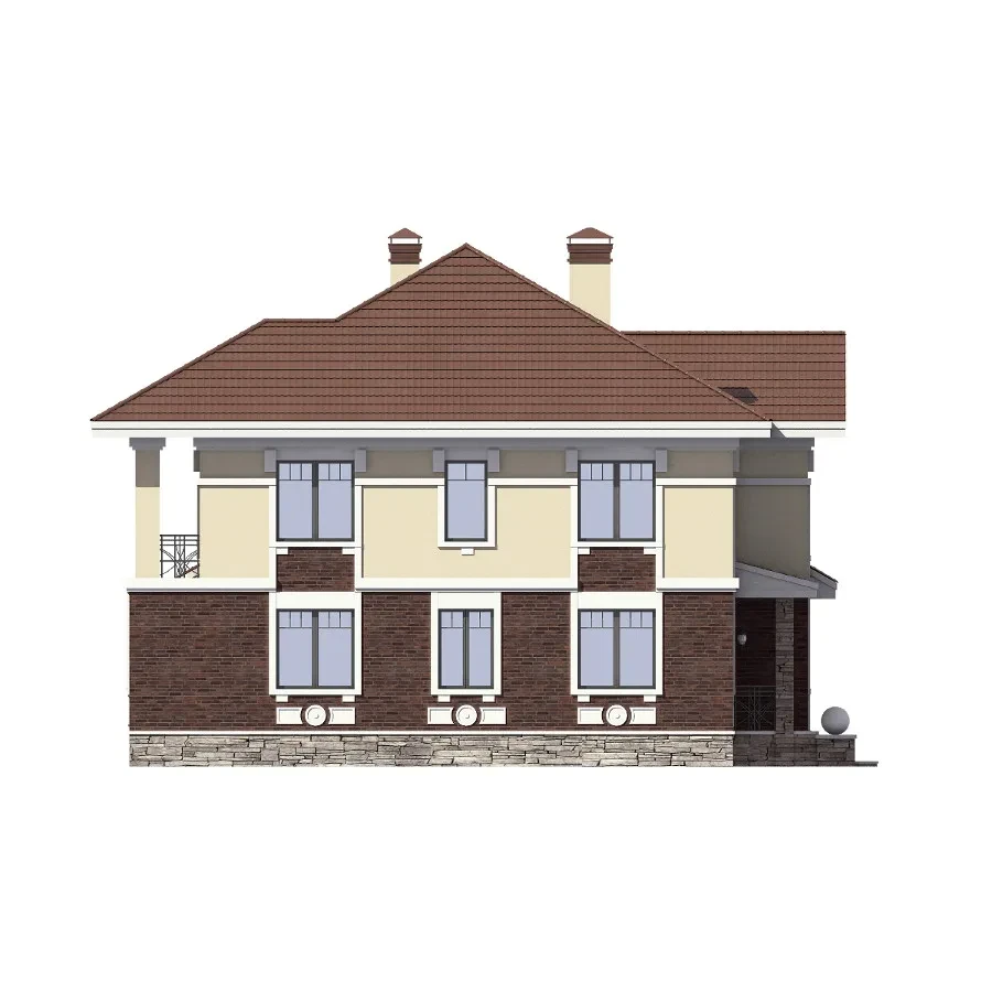Дом из кирпича 59-95DKL