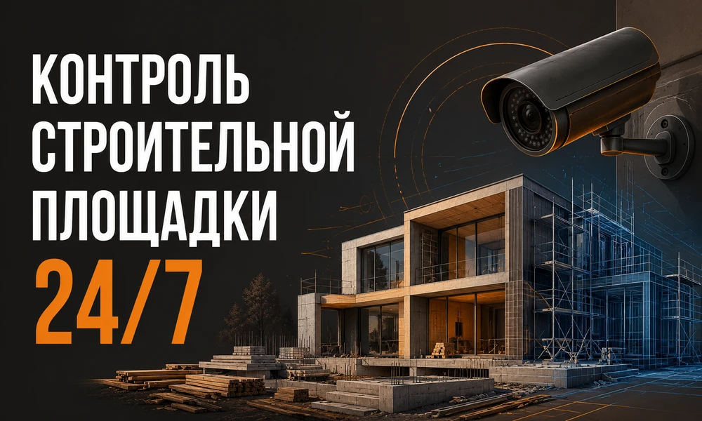 Контроль строительной площадки 24/7
